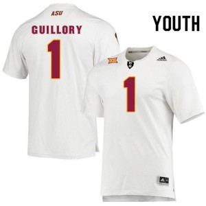 Youth Xavier Guillory White Arizona State #1 Jersey 736351-652